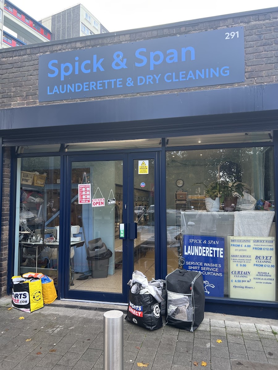 Spick and Span Launderette and Dry Cleaning storefront